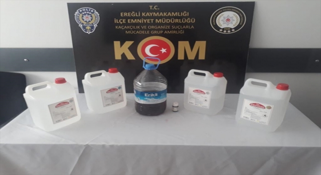 Konya’da sahte içki operasyonunda 2 kişi yakalandı