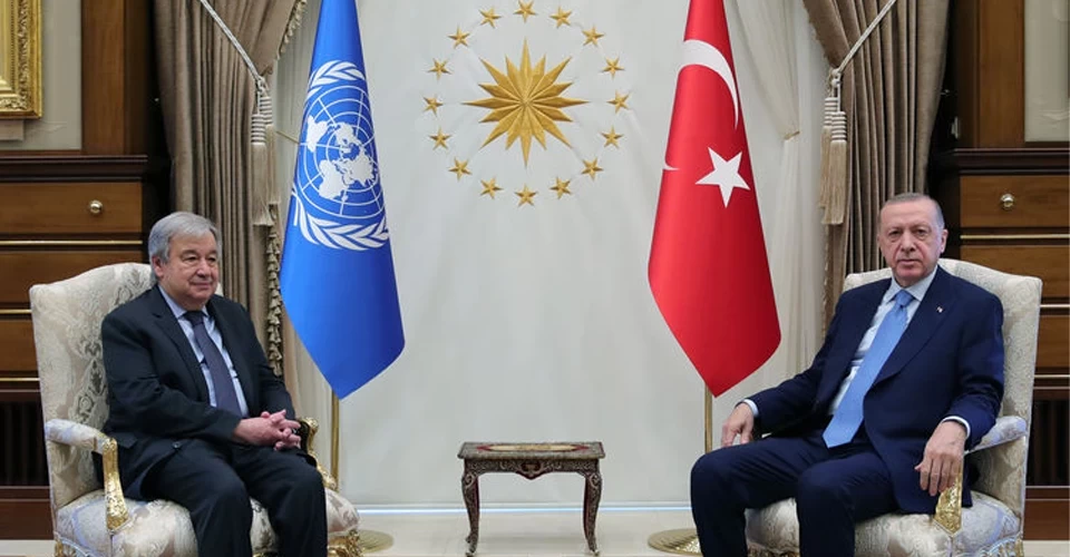 Cumhurbaşkanı Erdoğan, BM Genel Sekreteri Guterres’i kabul etti