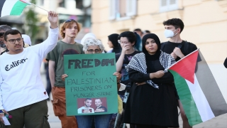 Viyana’da İsrail’in Gazze’ye yönelik saldırıları protesto edildi