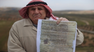 Filistinli çiftçi Yahudi yerleşimcilere karşı Osmanlı döneminden kalma belgeyle hakkını arıyor