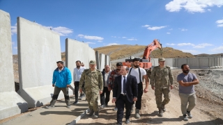 Başkaleİran sınırında güvenlik duvarı inşa çalışmaları sürüyor
