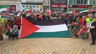 İstanbul’da Filistin’e destek eylemi düzenlendi 