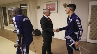 Avrupa şampiyonu Şahinbey Belediyespor’dan Belediye Başkanı Tahmazoğlu’na ziyaret