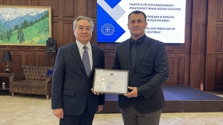 Kırgızistan Dışişleri Bakanlığından AA’ya ödül