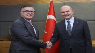 İçişleri Komisyonu Başkanı Soylu, Romanya’nın Ankara Büyükelçisi Tinca ile görüştü: