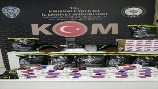 Kırıkkale’de 14 bin 200 makaron ele geçirildi