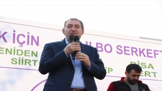 HEDEP Eş Genel Başkanı Bakırhan, Siirt’te ”Halk Buluşması”nda konuştu: 