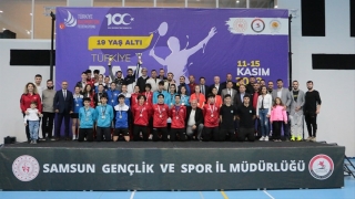 19 Yaş Altı Türkiye Badminton Şampiyonası, Samsun’da sona erdi 