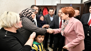 İYİ Parti Genel Başkanı Akşener’den şehit ailesine ziyaret