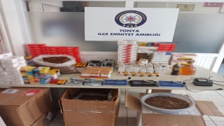 Trabzon’da sahte içki ve tütün operasyonunda 2 kişi yakalandı