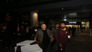 Galatasaray kafilesi İstanbul’a döndü