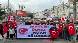 İstanbul’da şehit askerler için yürüyüş düzenlendi