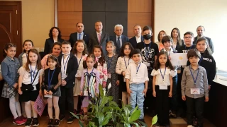 Ataşehir çocuk meclisi’nden başkan İlgezdi’ye ziyaret