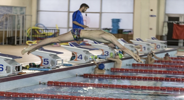 Litvanyalı genç yüzücüler, Avrupa Şampiyonası’na Erzurum’da hazırlanıyor