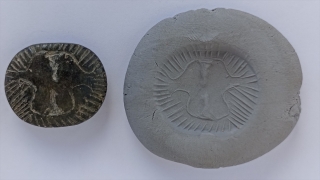 Kahramanmaraş’taki arkeolojik kazıda 7 bin 600 yıllık damga mühür bulundu